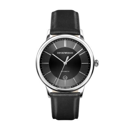 Emporio Armani ARS5100 – “Swiss Made Automatic” Black Dial